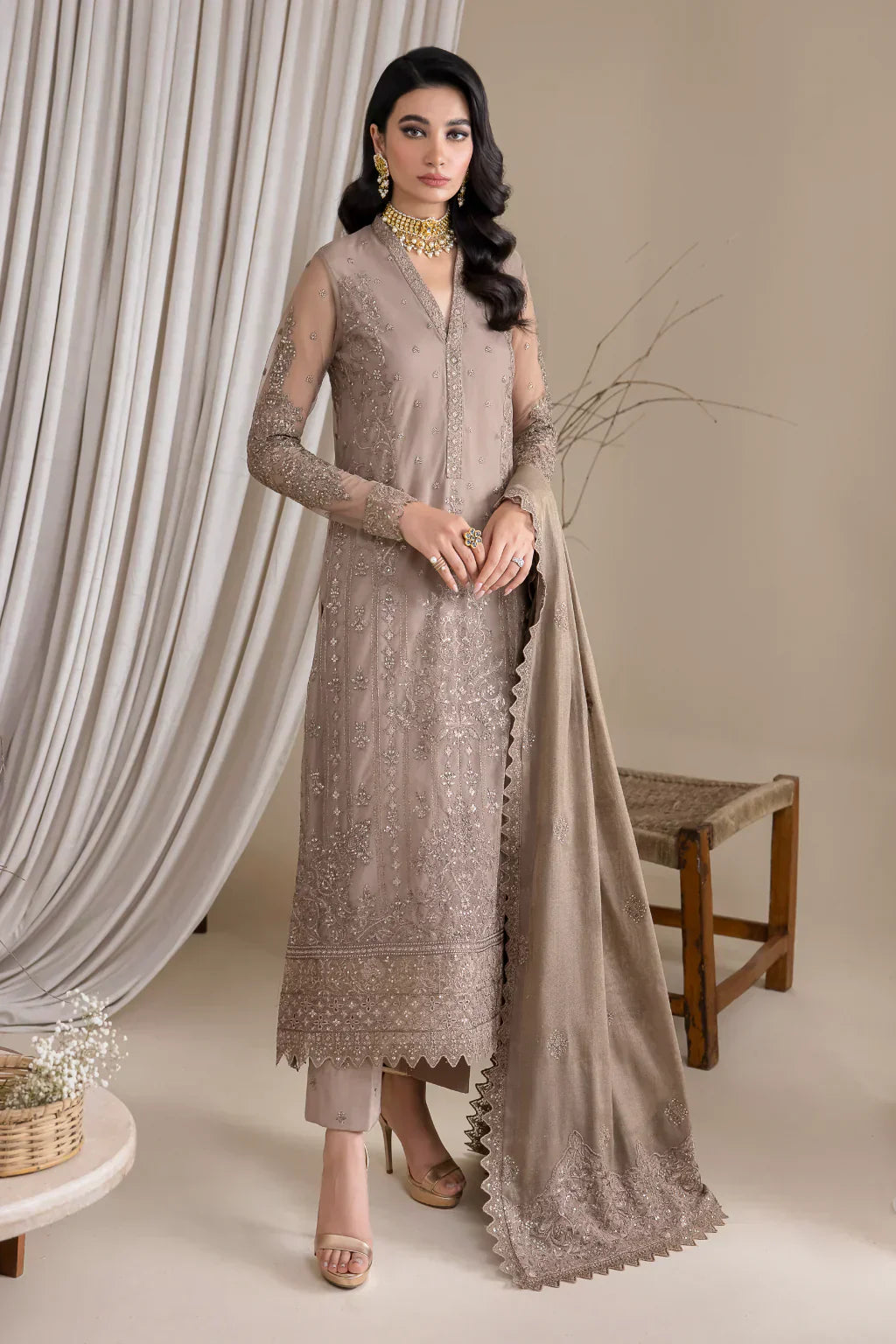 Iznik | Chinnon Chiffon | CC-30 VANESSA - Ladies Clothes - Maria Faisal