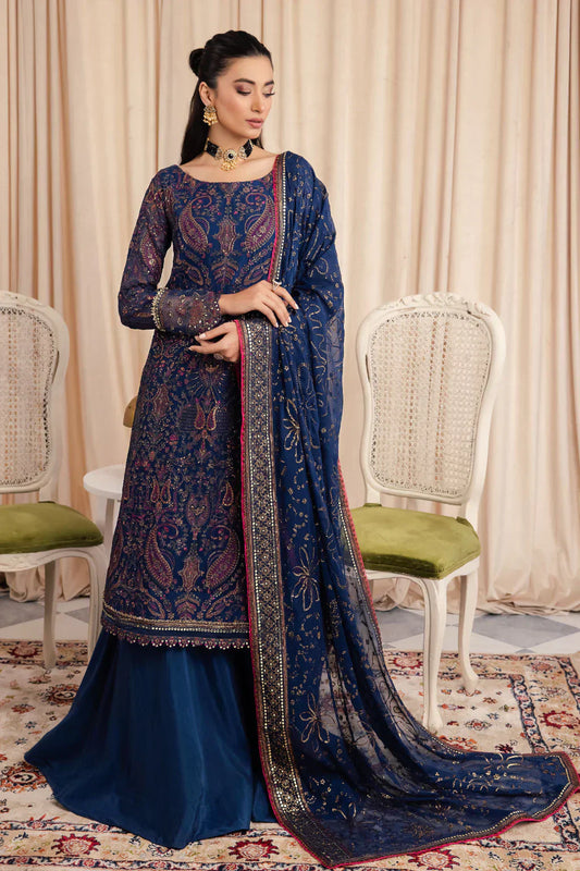 Iznik | Chinnon Chiffon | CC-34 ASHAH - Ladies Clothes - Maria Faisal