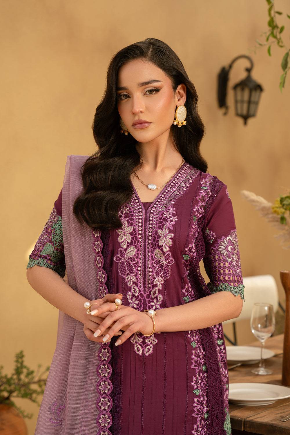 Saira Rizwan | Luxury Lawn 25 | VALERIE-SRL25-11 by Maria Faisal - Registered Vendor of : Saira Rizwan - type : Ladies Clothes - 100% original wedding dresses