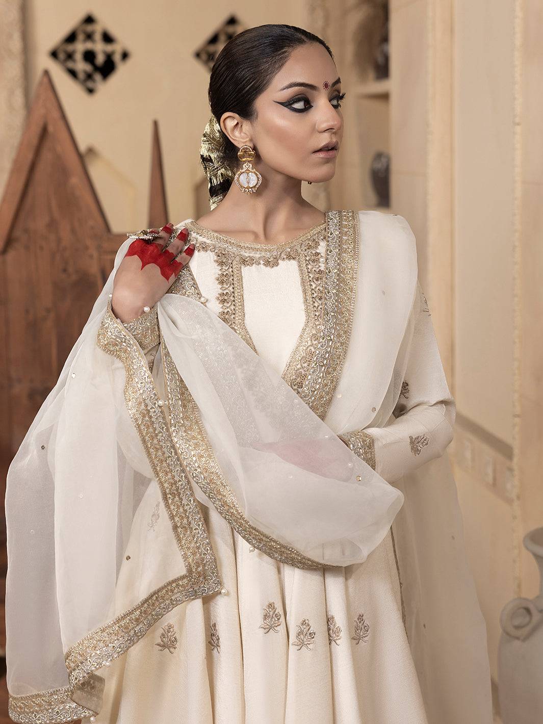 Hem Stitch | Raw Silk Edit 25 | Jahanara by Maria Faisal - Registered Vendor of : Hemstitch - type : Ladies Clothes - 100% original wedding dresses