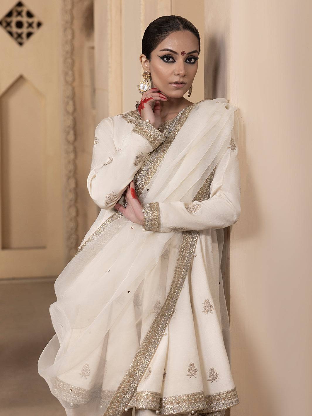 Hem Stitch | Raw Silk Edit 25 | Jahanara by Maria Faisal - Registered Vendor of : Hemstitch - type : Ladies Clothes - 100% original wedding dresses