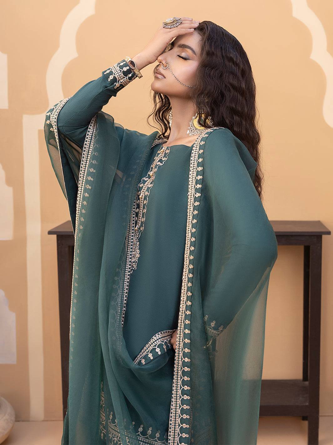 Hem Stitch | Raw Silk Edit 25 | Jasmine by Maria Faisal - Registered Vendor of : Hemstitch - type : Ladies Clothes - 100% original wedding dresses