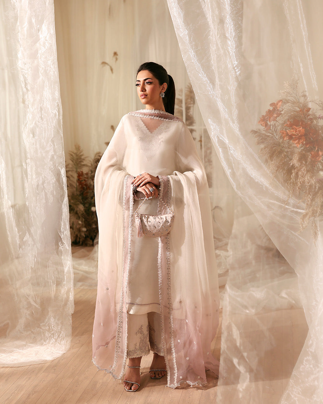 Faiza Saqlain | Freya Luxury Pret | Jerina - Formal Dress - available at Maria Faisal in UK and USA.