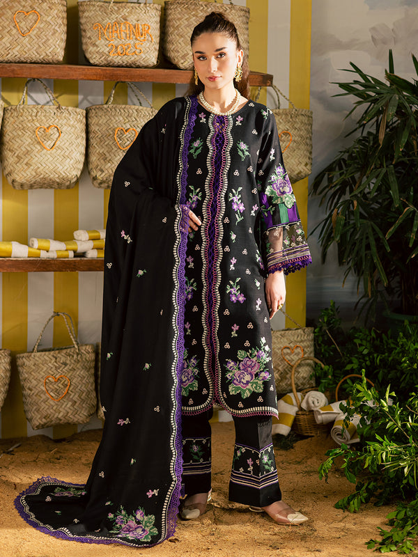 Mahnur | Kaia Slub Linen 25 | K - 02 | 3 PC LINEN - Ladies Clothes - Maria Faisal