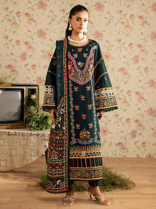 Mahnur | Kaia Slub Linen 25 | K - 08 | 3 PC LINEN - Ladies Clothes - Maria Faisal