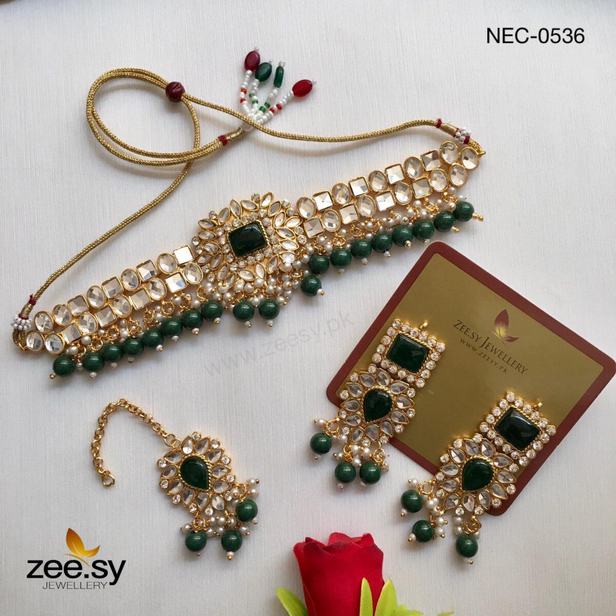Kundan Necklace-0536 - Necklace Sets 