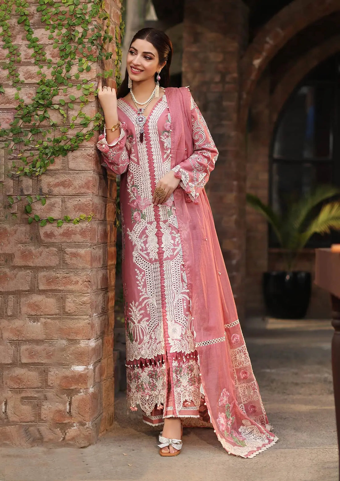 Kahf Premium | Festive Lawn 24 | KFL-13 ZEB - Ladies Clothes - Maria Faisal