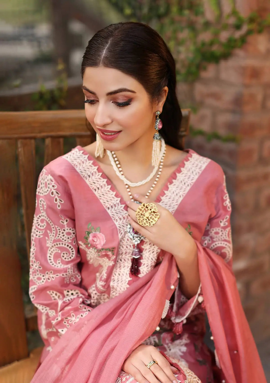 Kahf Premium | Festive Lawn 24 | KFL-13 ZEB - Ladies Clothes - Maria Faisal