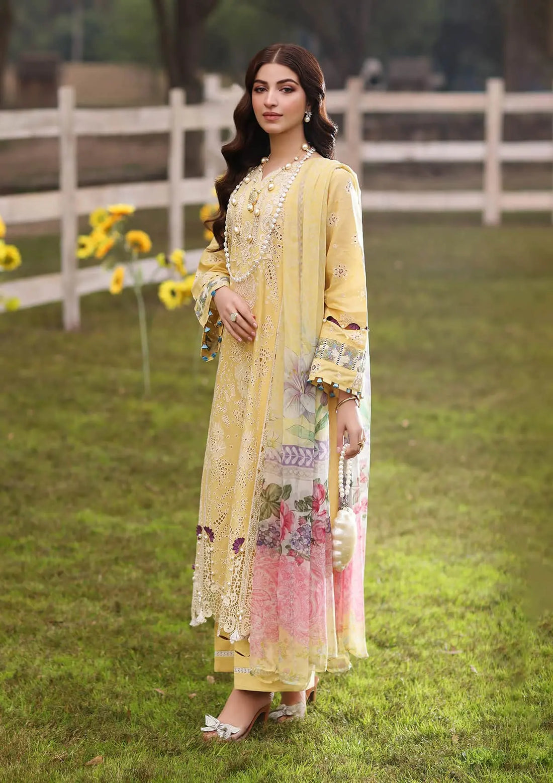 Kahf Premium | Festive Lawn 24 | KFL-05 SAHAR - Ladies Clothes - Maria Faisal