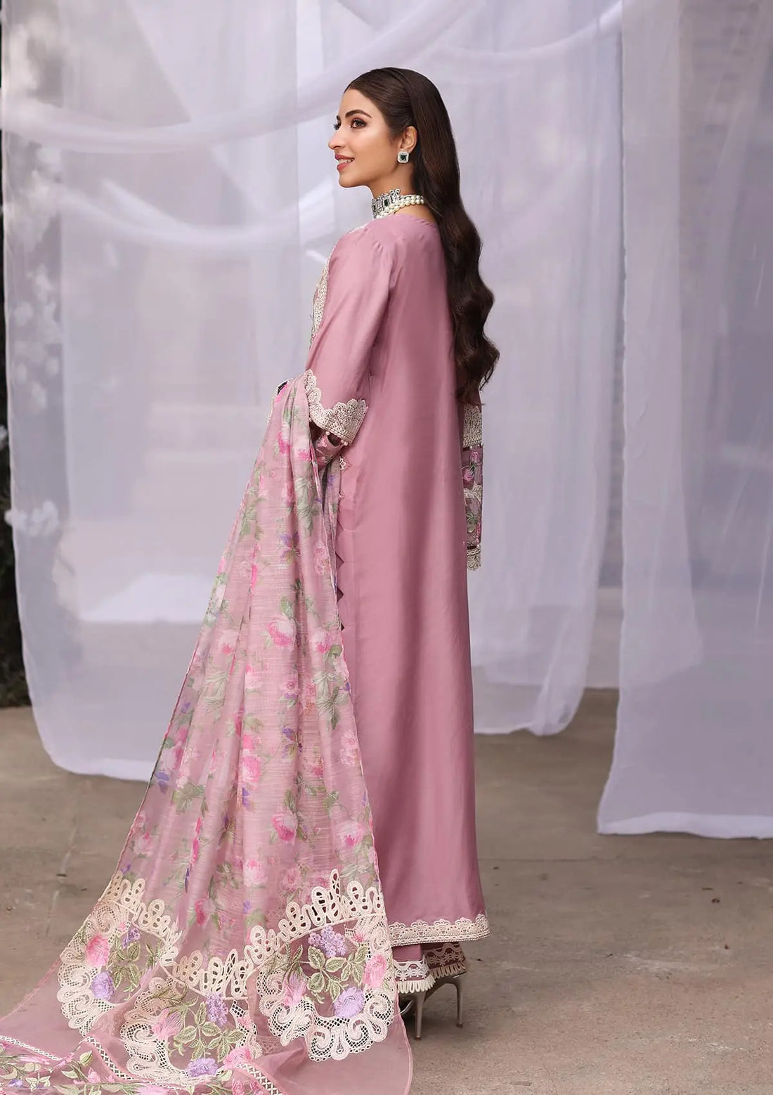 Kahf Premium | Festive Lawn 24 | KFL-03 SASSI - Ladies Clothes - Maria Faisal