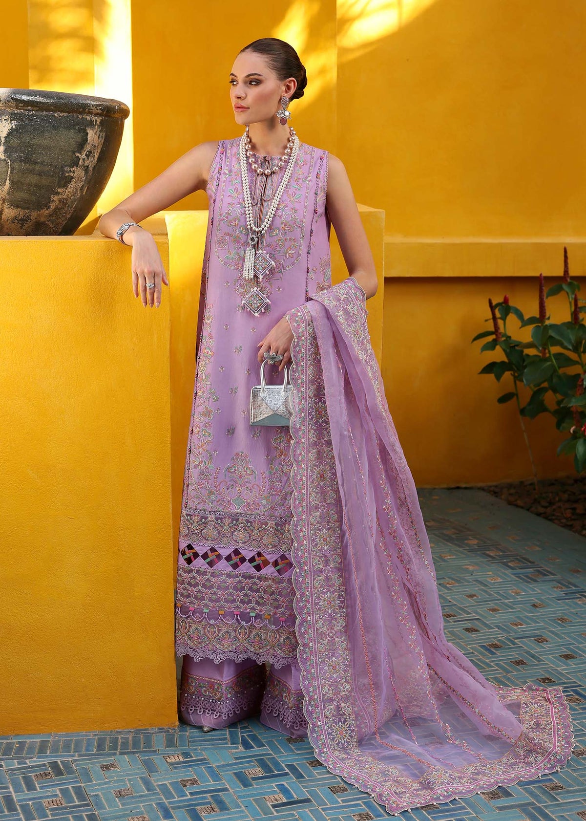 Kanwal Malik | Elysia Luxury Lawn 25 | Celia by Maria Faisal - Registered Vendor of : Kanwal Malik - type : Ladies Clothes - 100% original wedding dresses