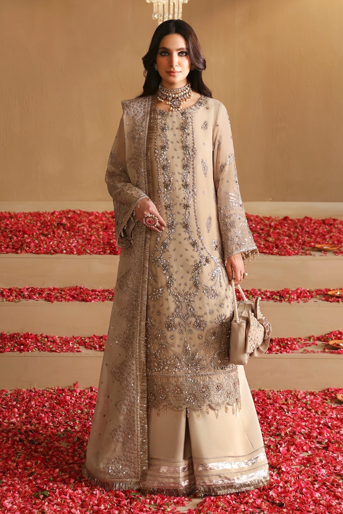 Alizeh | Reena Wedding Formals | AF-HM-4025-KIRAN - Designer Dress with Intricate embroidery and embellishments. Shop elegent wedding dress at Maria Faisal.