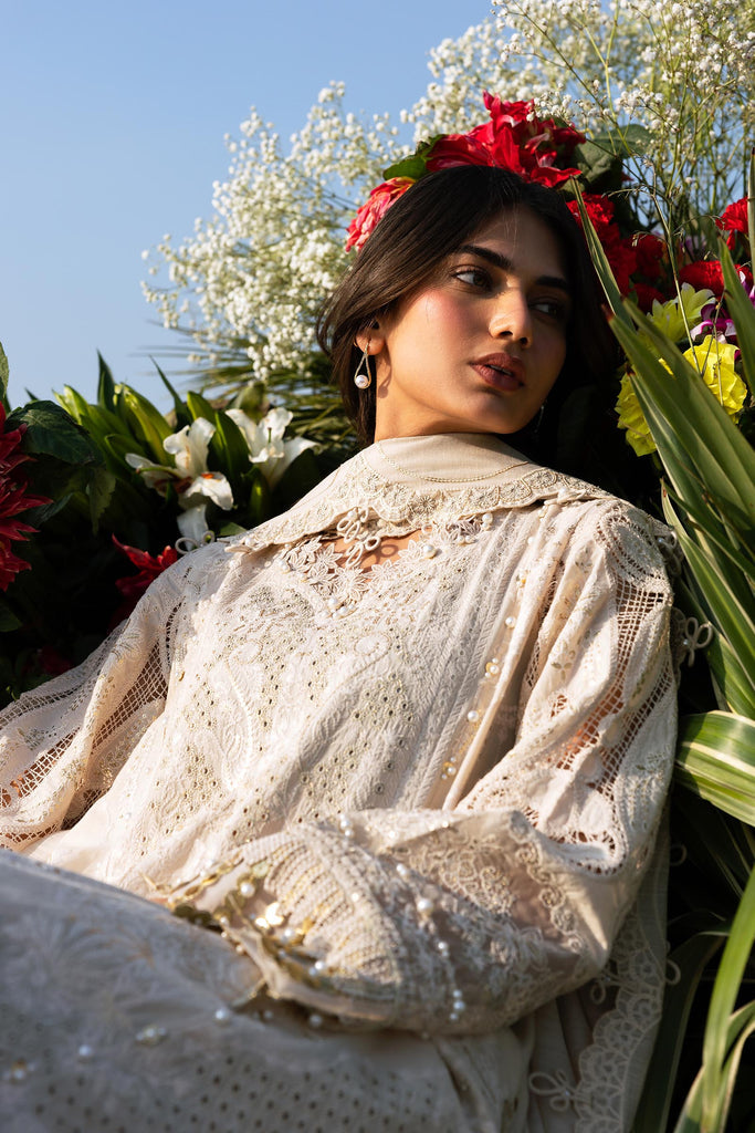 Sana Safinaz | Luxury Lawn 26 | S-01 - Luxury Dress - available at Maria Faisal in UK and USA.