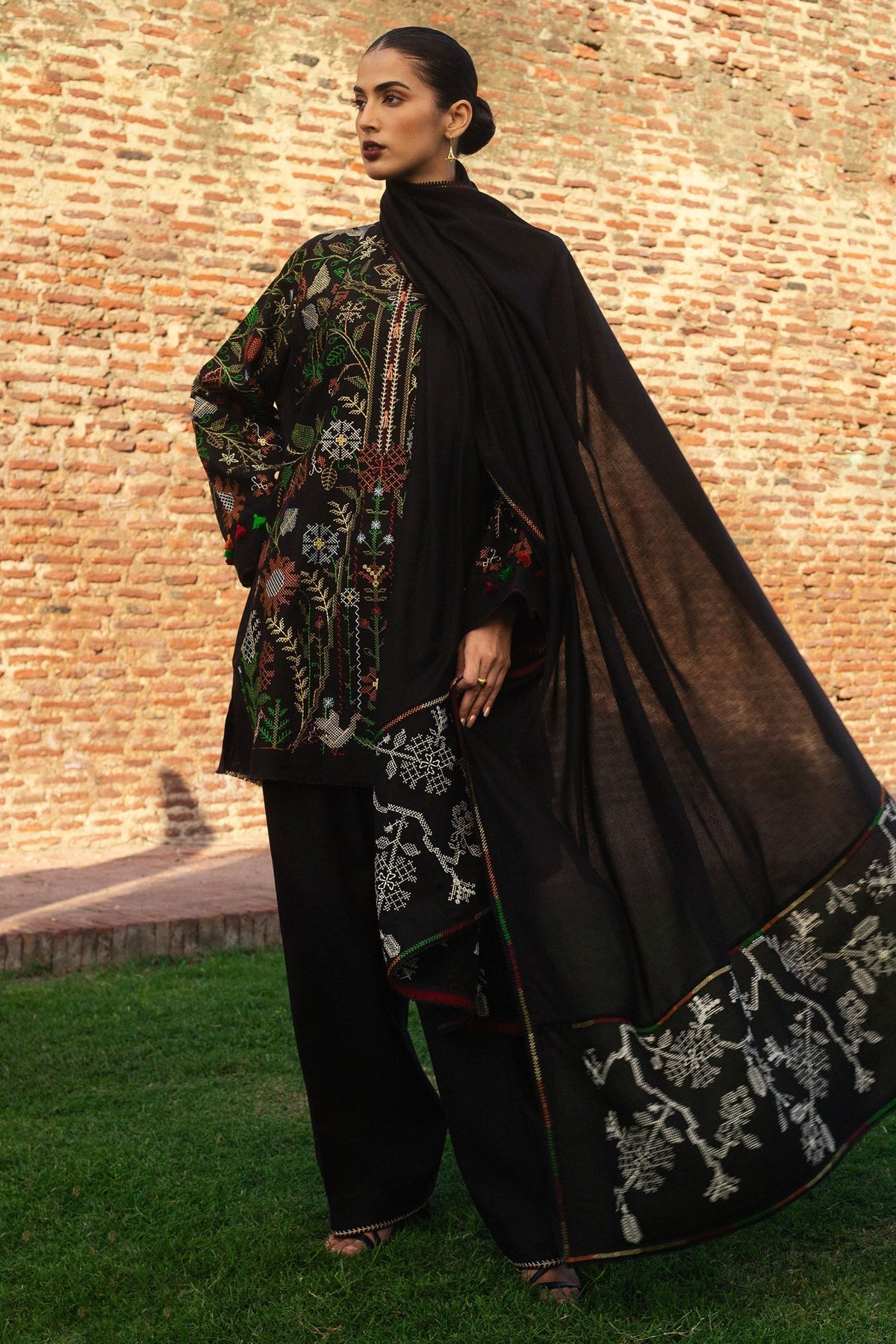 Zara Shahjahan | Winter 24 |  LALEH-D4 - Designer Dress with Intricate embroidery and embellishments. Shop elegent wedding dress at Maria Faisal.