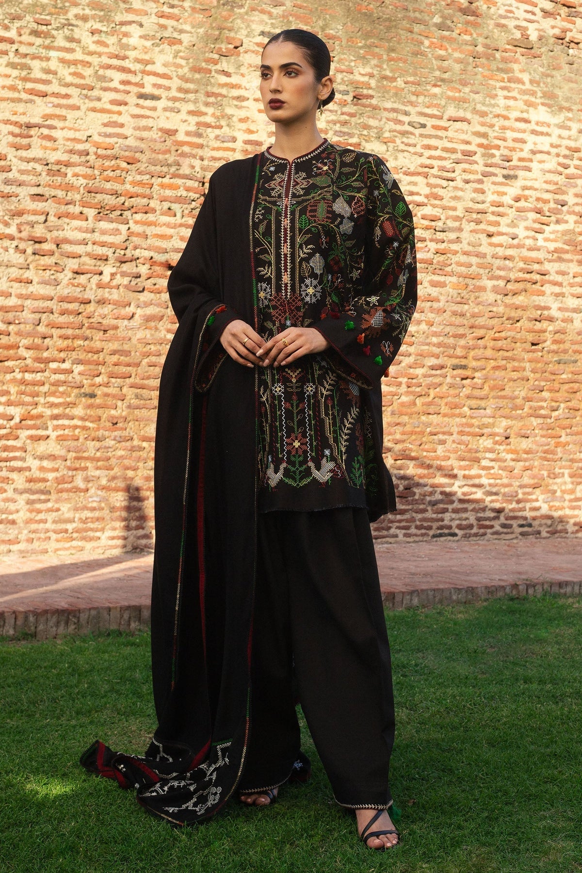Zara Shahjahan | Winter 24 |  LALEH-D4 - Designer Dress with Intricate embroidery and embellishments. Shop elegent wedding dress at Maria Faisal.