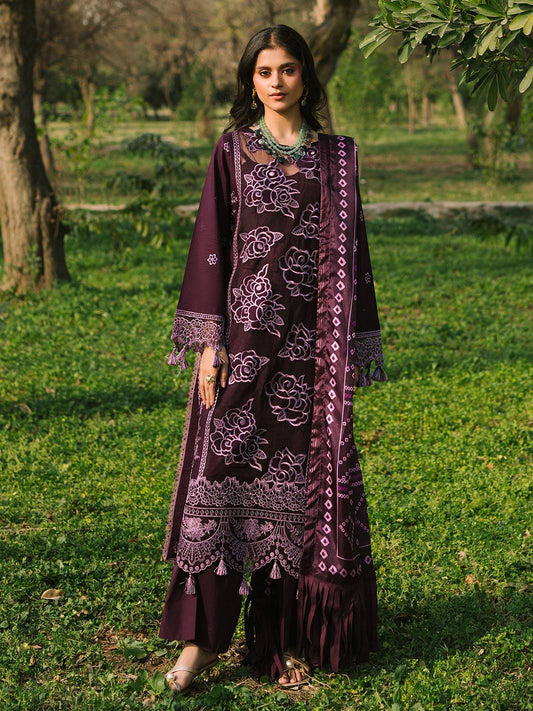 Mahnur | Dahlia Luxury Lawn 25 | Lea by Maria Faisal - Registered Vendor of : Mahnur - type : Ladies Clothes - 100% original wedding dresses
