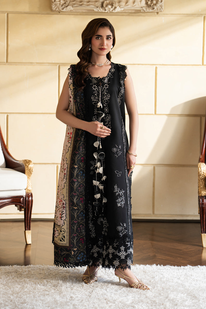 Rangrasiya | Carnation Eid Edit 26 | Leah - Luxury Dress - available at Maria Faisal in UK and USA.
