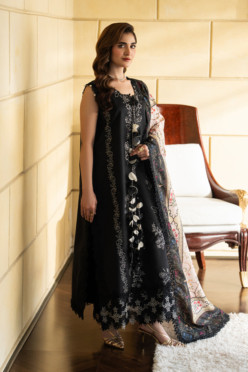 Rangrasiya | Carnation Eid Edit 26 | Leah - Luxury Dress - available at Maria Faisal in UK and USA.