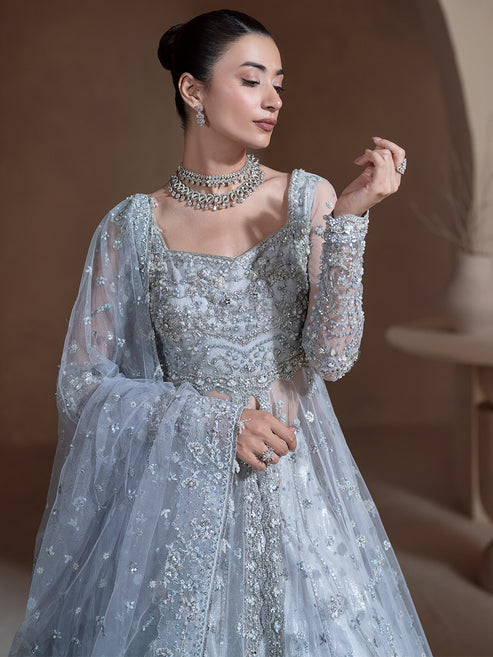 Epoque | Reve Luxury Formals | Leclat - Formal Dress - available at Maria Faisal in UK and USA.