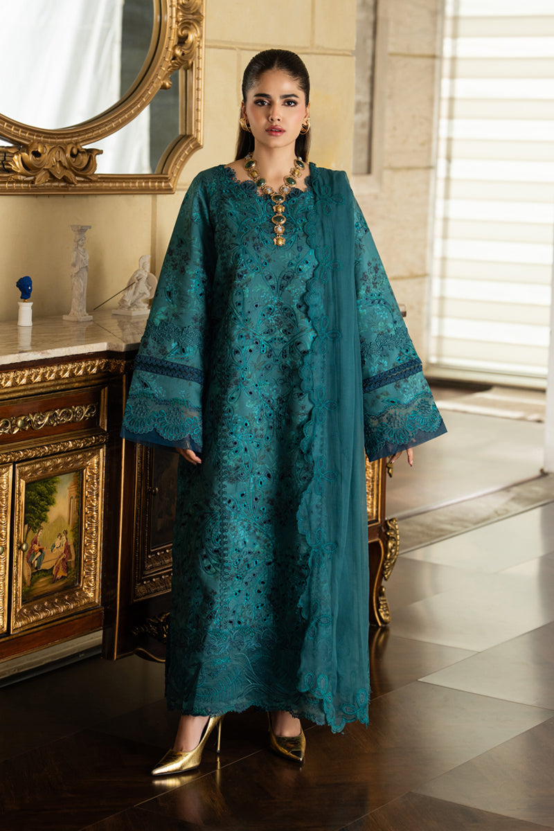 Rangrasiya | Carnation Eid Edit 26 | Liaro - Luxury Dress - available at Maria Faisal in UK and USA.