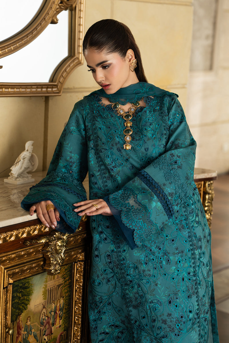 Rangrasiya | Carnation Eid Edit 26 | Liaro - Luxury Dress - available at Maria Faisal in UK and USA.