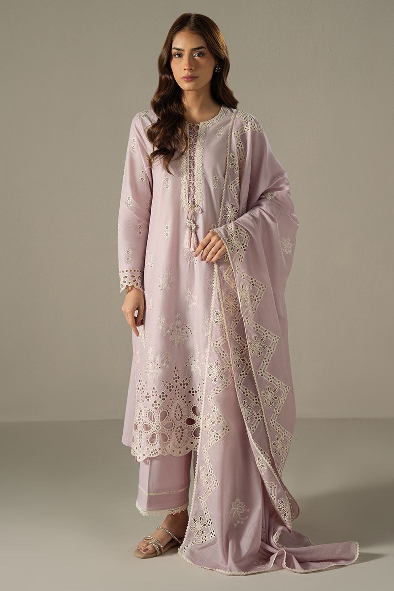 Cross Stitch | Chikankari Lawn 25 | LILAC BLOOM - Ladies Clothes 