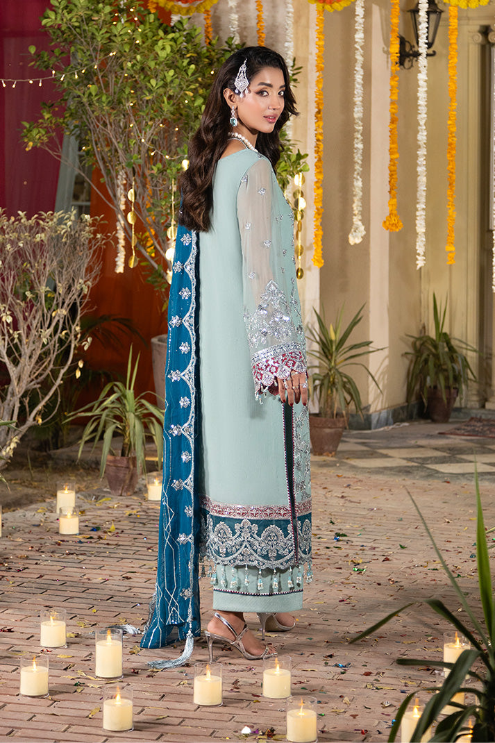 Imrozia Premium | Shagun Formals | M-105 Izza - Formal Dress - available at Maria Faisal in UK and USA.