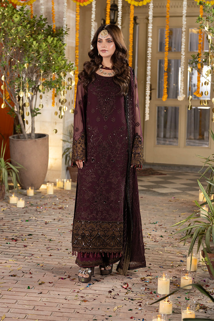 Imrozia Premium | Shagun Formals | M-106 Mahveen - Formal Dress - available at Maria Faisal in UK and USA.