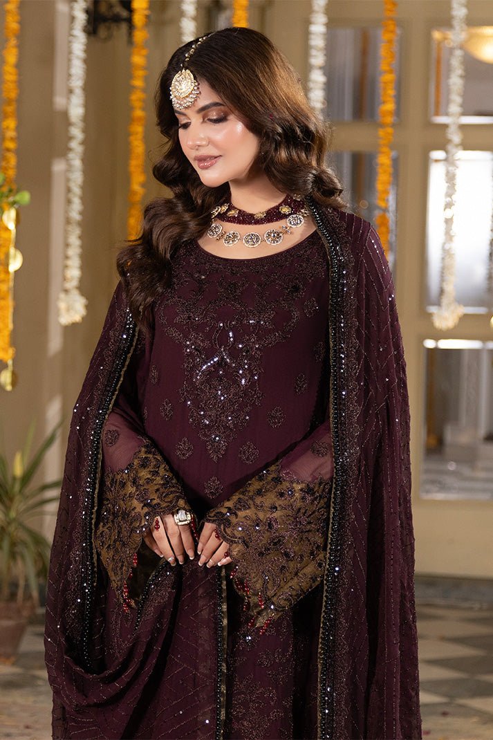 Imrozia Premium | Shagun Formals | M-106 Mahveen - Formal Dress - available at Maria Faisal in UK and USA.