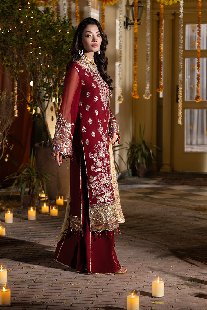 Imrozia Premium | Shagun Formals | M-109 Hoorain - Formal Dress - available at Maria Faisal in UK and USA.