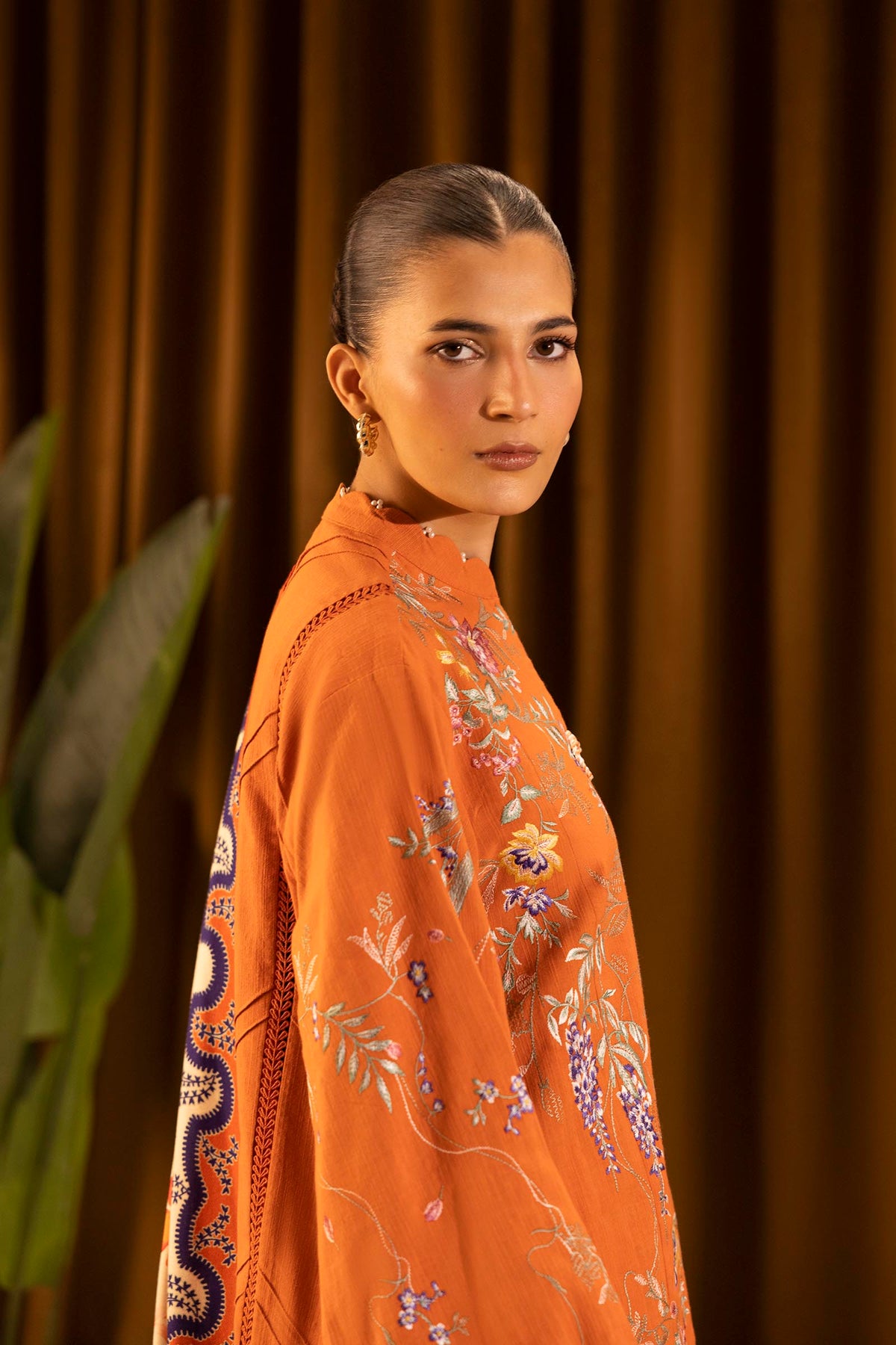 Sana Safinaz | Muzlin Winter 25 | M253-009B - Casual Dress - available at Maria Faisal in UK and USA.