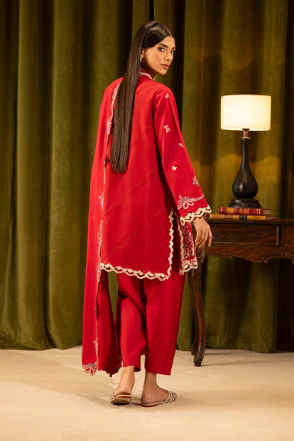 Sana Safinaz | Muzlin Winter 25 | 012B - Casual Dress - available at Maria Faisal in UK and USA.