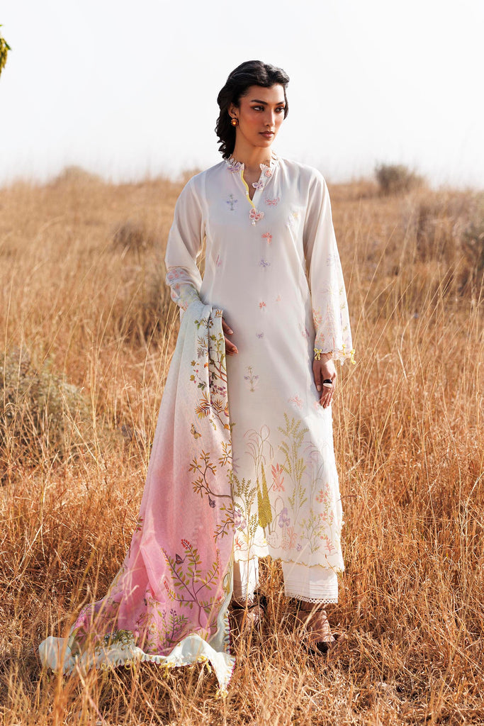 Sana Safinaz | Muzlin Spring 26 | M261-001A-CV - Luxury Dress - available at Maria Faisal in UK and USA.