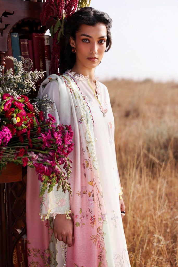 Sana Safinaz | Muzlin Spring 26 | M261-001A-CV - Luxury Dress - available at Maria Faisal in UK and USA.