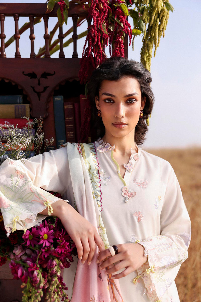 Sana Safinaz | Muzlin Spring 26 | M261-001A-CV - Luxury Dress - available at Maria Faisal in UK and USA.