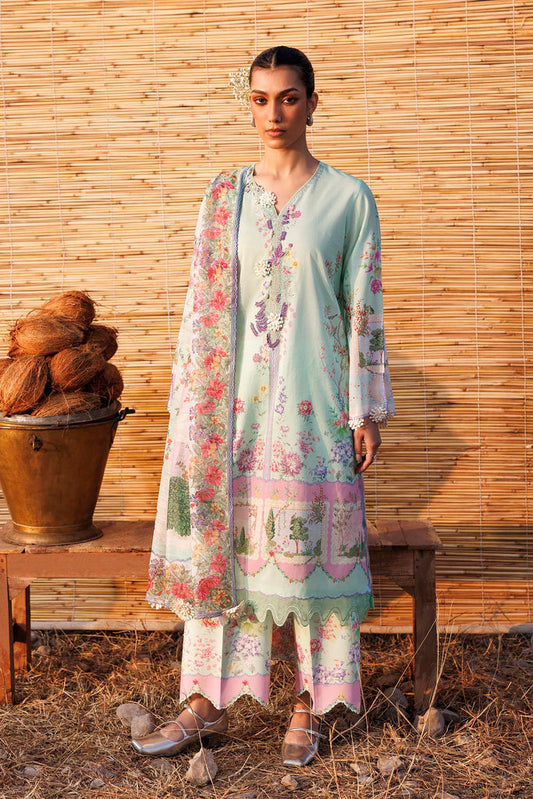 Sana Safinaz | Muzlin Spring 26 | M261-014B-CU - Luxury Dress - available at Maria Faisal in UK and USA.
