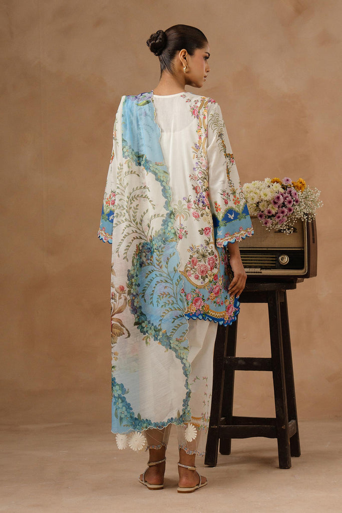 Sana Safinaz | Muzlin Spring 26 | M261-017A-AU - Luxury Dress - available at Maria Faisal in UK and USA.