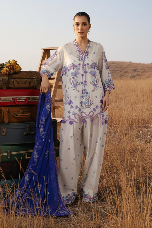Sana Safinaz | Muzlin Spring 26 | M261-018A-CI - Luxury Dress - available at Maria Faisal in UK and USA.