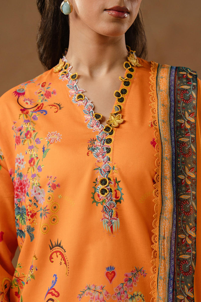 Sana Safinaz | Muzlin Spring 26 | M261-019B-CI - Luxury Dress - available at Maria Faisal in UK and USA.