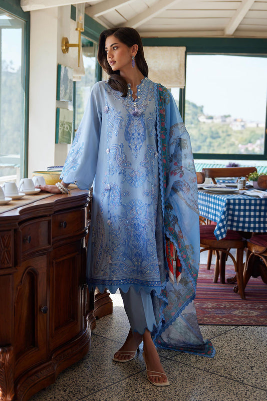 Sana Safinaz | Muzlin Summer 26 | 7-MS - Luxury Dress - available at Maria Faisal in UK and USA.