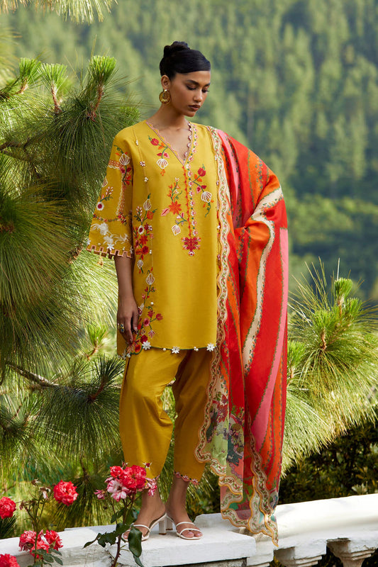 Sana Safinaz | Muzlin Summer 26 | 12-MS - Luxury Dress - available at Maria Faisal in UK and USA.