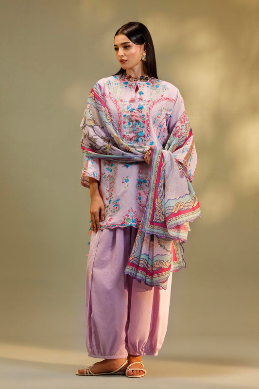 Sana Safinaz | Muzlin Summer 26 | MS-08 - Luxury Dress - available at Maria Faisal in UK and USA.