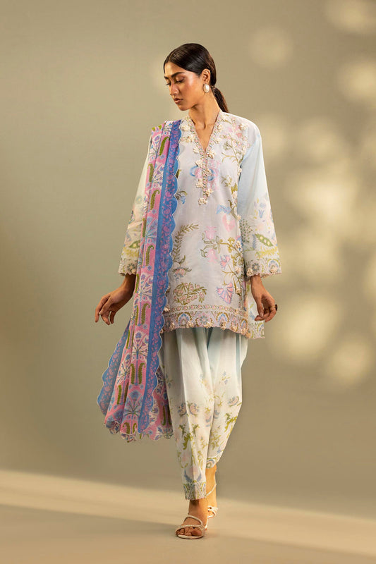 Sana Safinaz | Muzlin Summer 26 | 24-MS - Luxury Dress - available at Maria Faisal in UK and USA.