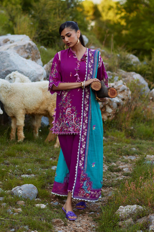 Sana Safinaz | Muzlin Summer 26 | 32-MS - Luxury Dress - available at Maria Faisal in UK and USA.