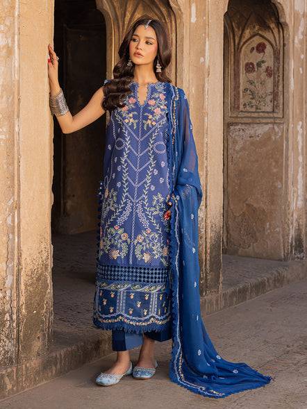 Parishay | Mastani Luxury Lawn 25 | MA - 01 by Maria Faisal - Registered Vendor of : Parishay - type : Ladies Clothes - 100% original wedding dresses