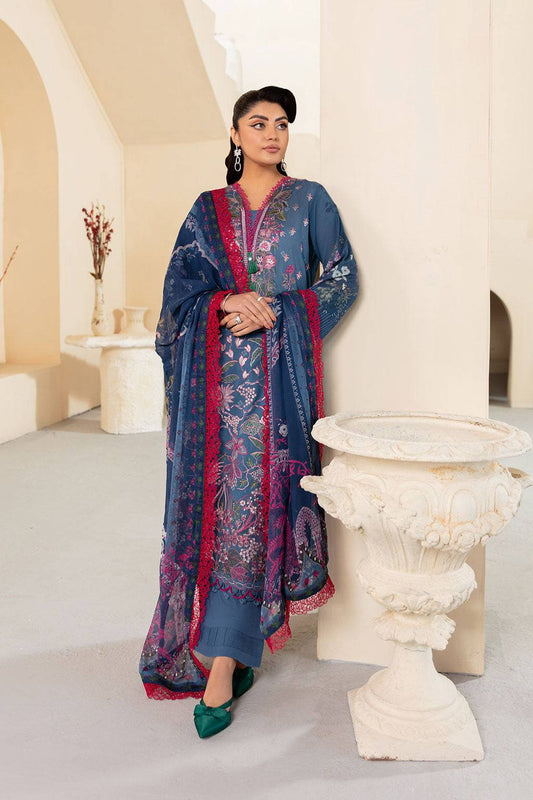 Ramsha | Mashaal Luxury Lawn | L-1305 by Maria Faisal - Registered Vendor of : Ramsha - type : Ladies Clothes - 100% original wedding dresses