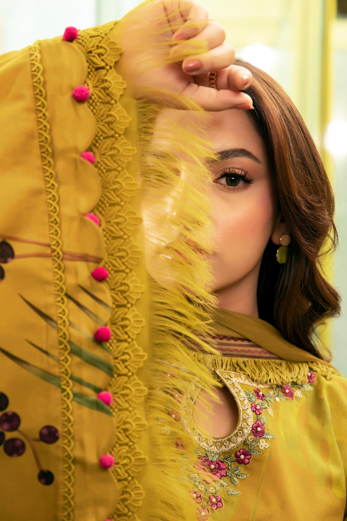 Maria B | M Basic Summer Lawn 25 | MB-CUS25-710A by Maria Faisal - Registered Vendor of : Maria B - type : Ladies Clothes - 100% original wedding dresses