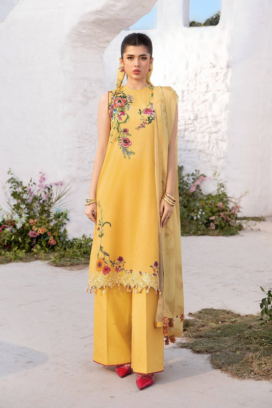 Maria B | M Basic Summer Lawn 25 | MB-CUS25-712A by Maria Faisal - Registered Vendor of : Maria B - type : Ladies Clothes - 100% original wedding dresses