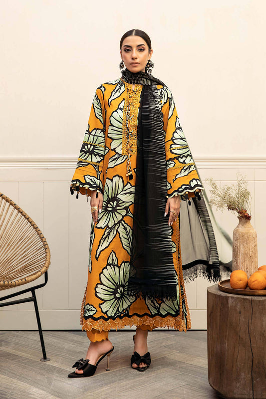 Maria B | Eid Basic Lawn | MB-CUS25-902A by Maria Faisal - Registered Vendor of : Maria B - type : Ladies Clothes - 100% original wedding dresses