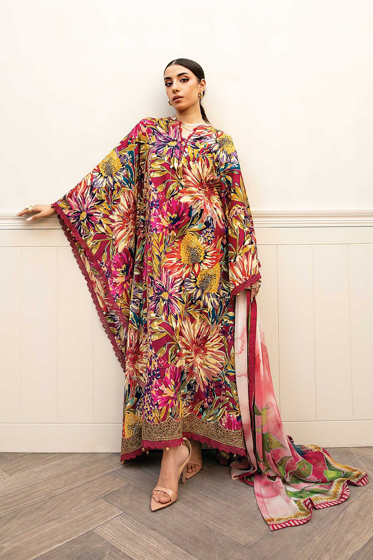 Maria B | Eid Basic Lawn | MB-CUS25-903B by Maria Faisal - Registered Vendor of : Maria B - type : Ladies Clothes - 100% original wedding dresses